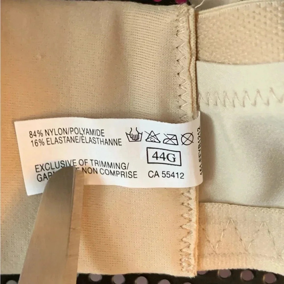 Fitfully Yours 44G Zora Moulded Bra B1212 Fawn New NWT PADDED Underwire Beige - Picture 10 of 12